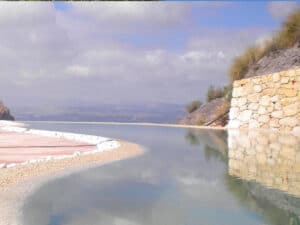 Suelos de piedra para la piscina